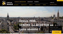 Desktop Screenshot of cabinetmarie.com